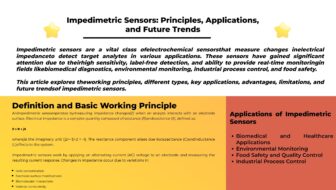 Impedimetric Sensors Principles Applications and Future Trends