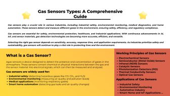 Sensor Inframerah 21k panduan komprehensif Gas Sensors Types A Comprehensive Guide