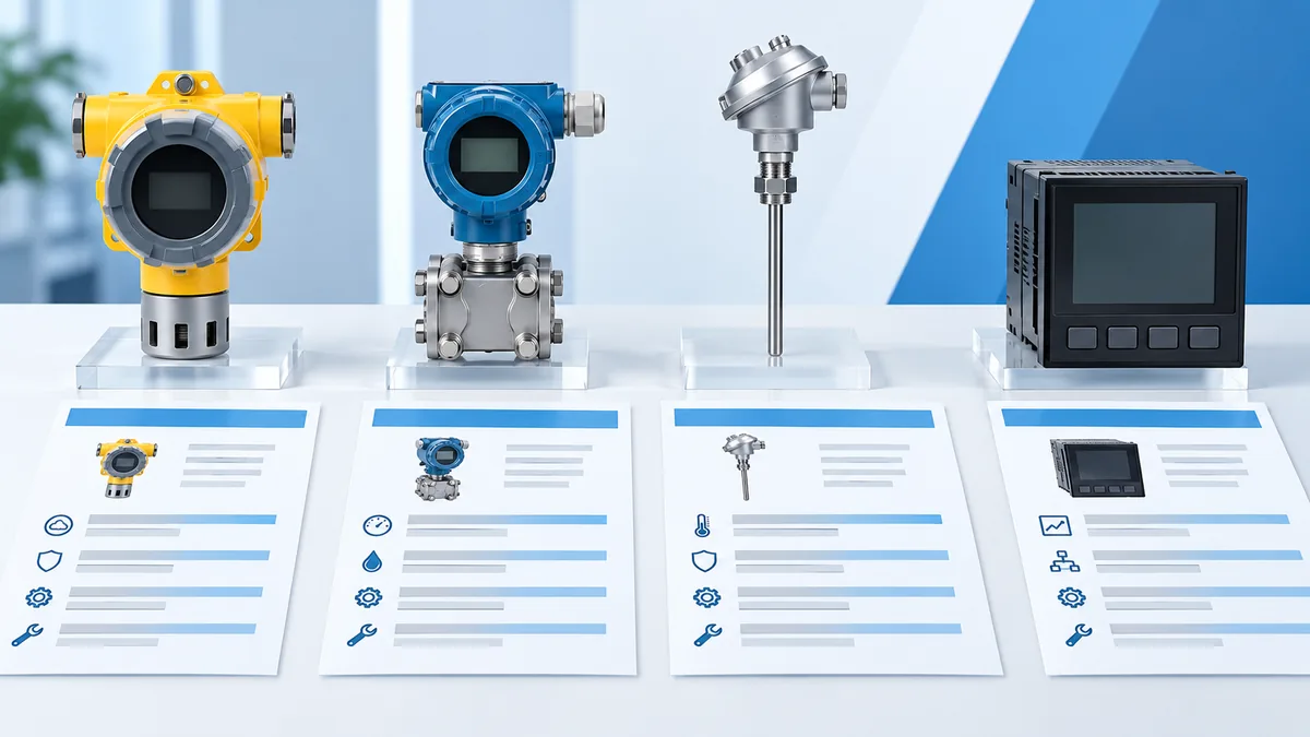 What Should a Refrigeration Monitoring Procurement Worksheet Include? 3 Conceptual side-by-side procurement comparison of sensors and specification evidence