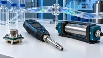 Conceptual bench with three VOC-sensing instrument families