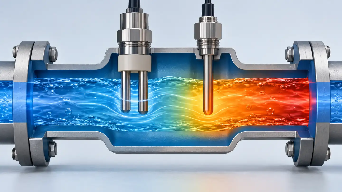 How to Choose a Water Conductivity Sensor and Trust Its Reading 3 Conceptual water temperature change measured beside a conductivity probe