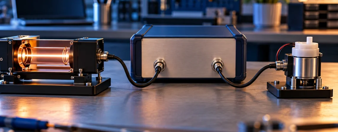 Konzeptionelles Zweikanalinstrument mit separaten optischen CO2- und elektrochemischen CO-Sensorelementen