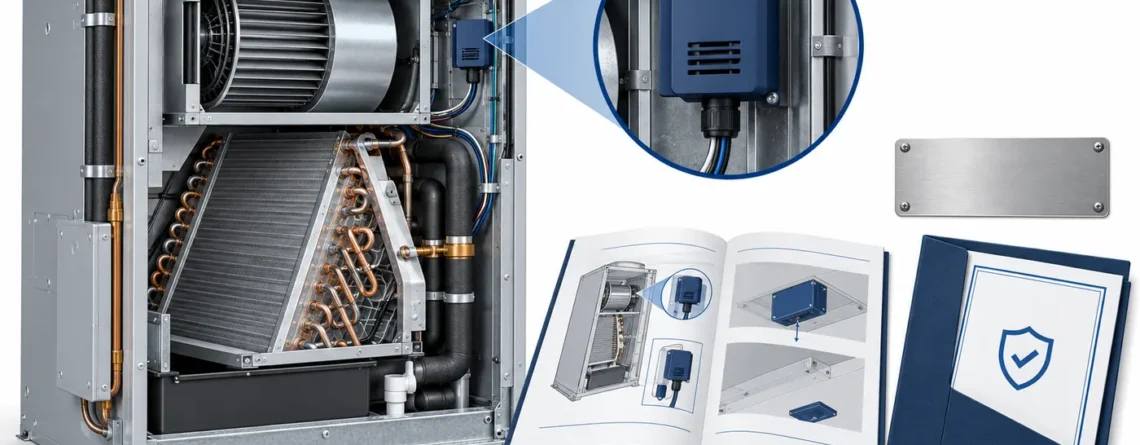 Modul deteksi A2L konseptual, peralatan dan dokumentasi HVAC