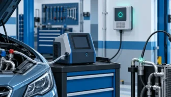 Conceptual refrigerant identifier, room monitor and handheld probe
