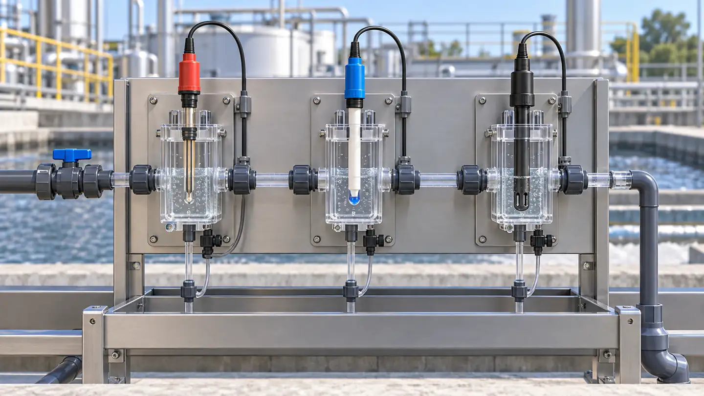 What an ORP Sensor Actually Tells You About Water 5 Separate ORP, pH and free-chlorine channels on one water sampling skid
